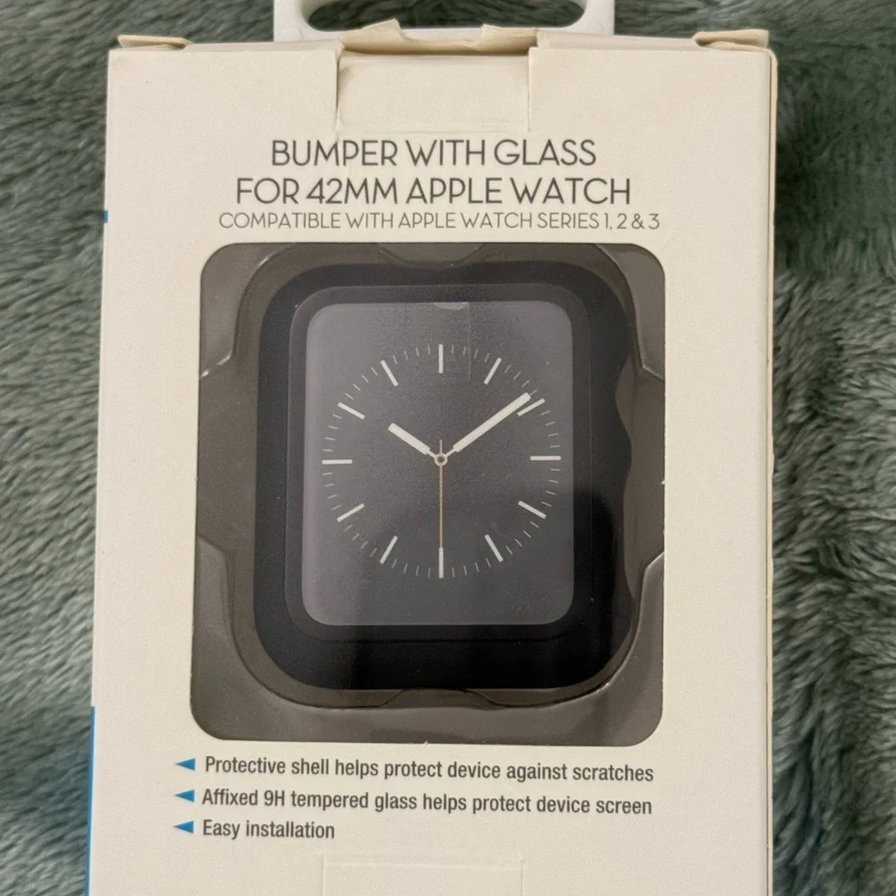 WITHit Full Protection Black Bumper with Glass Screen 42 MM